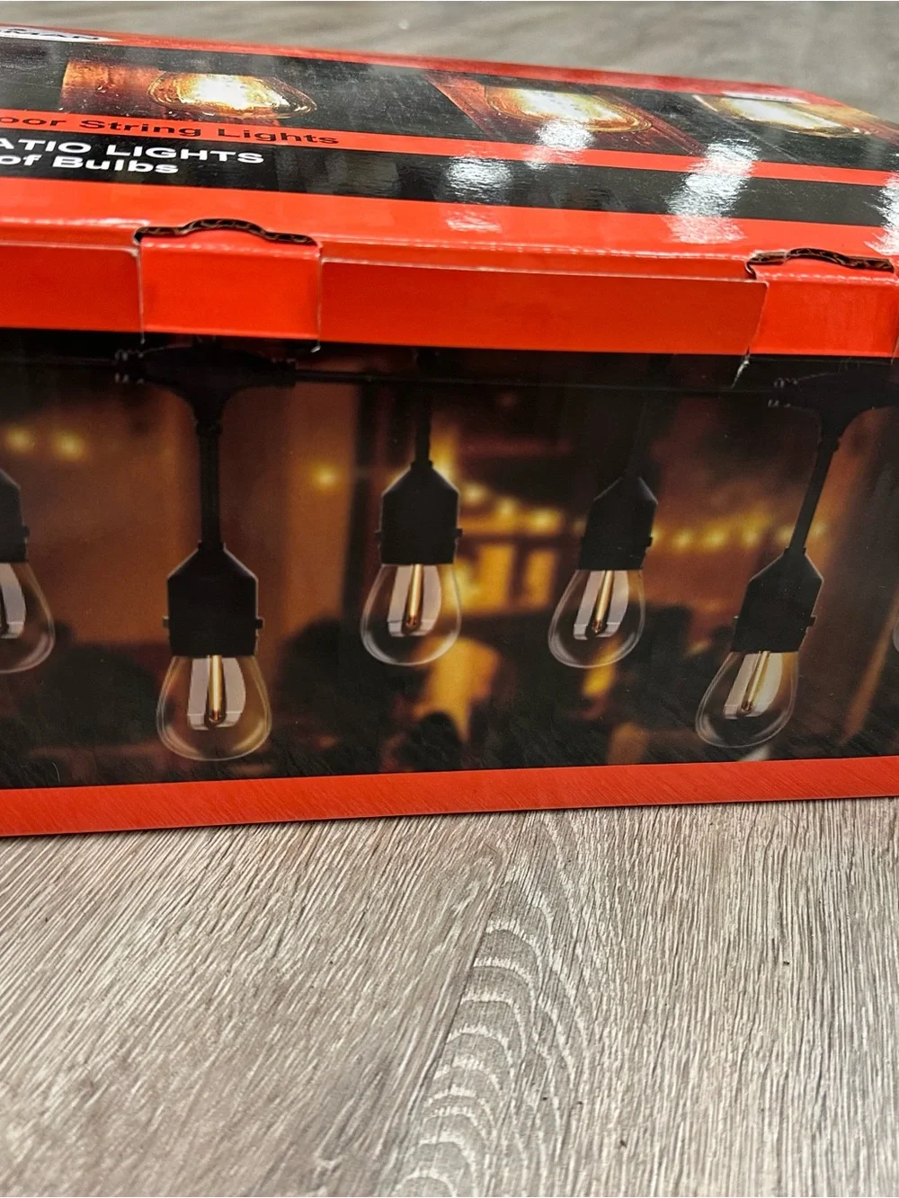 Outdoor String Lights, 240 feet, Patio Lights, Shatter-proof Plastic Bulbs